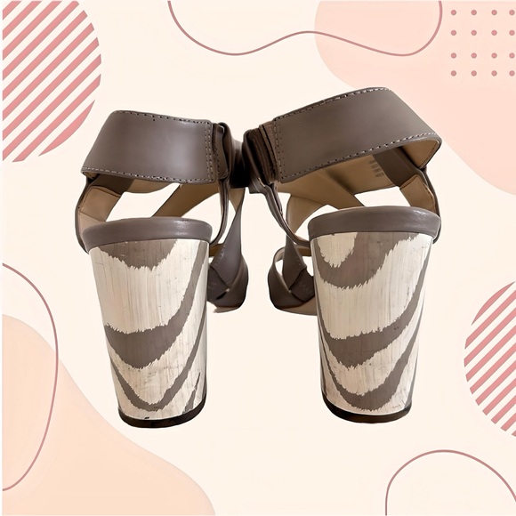 Calvin Klein Slingback Strappy Heeled Sandals - Picture 8 of 8